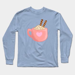 Cute Lovely Cocoa Mug Long Sleeve T-Shirt